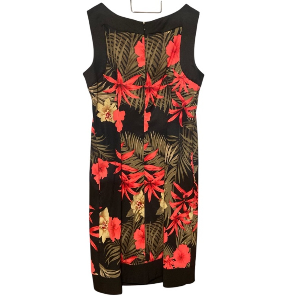 Women’s Floral Dress Size 4, beautiful pencil dress, sleeveless, by AB Studio - Picture 2 of 6
